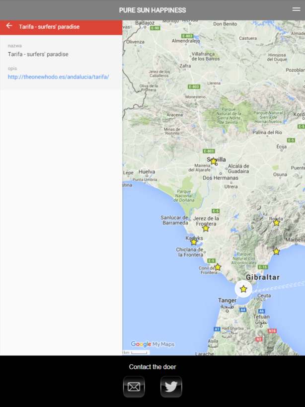 Google map integration in Costa del Sol